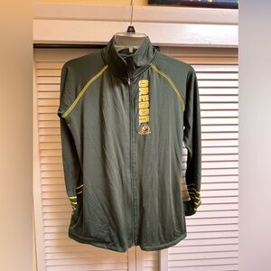 Oregon Ducks Full Zip Jacket Sz M